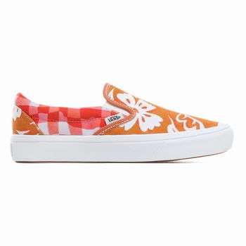 Vans x Ines Comfycush - Naisten Slip-on kengät - Hawaii/Checkerboard